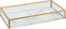 Atmosphera Rosio Keramische bakjes set van 2 stuks - Marmereffect - Wit