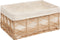 Atmosphera Rosy Stro manden set van 4 stuks - 33x23x48cm - Rotan