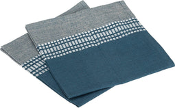 Atmosphera Servetten Dolly 40x40cm - Set van 2 stuks - Katoen - BeigeBlauw