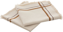 Atmosphera Servetten Maha Ray 40x40cm - Set van 2 stuks - Katoen - Multi