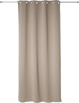 Atmosphera set van 2 Linnen verduisteringsgordijnen 135x240cm - Kant en klaar met ringen - Gordijn r