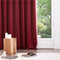 Atmosphera set van 2 Rode verduisteringsgordijnen 135x240cm - Kant en klaar met ringen - Gordijn raa