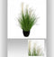 Atmosphera siergras kunstplant - grasplant sprieten/pluimen - donkergroen - H70 cm - in pot - pvc - kunstplanten binnen
