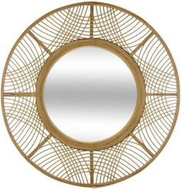 Atmosphera Spiegel Ina bamboe Ø71cm - Naturel