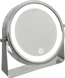 Atmosphera Spiegel LED Chrome D19cm