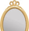 Atmosphera Spiegel/wandspiegel Little Princess - gouden rand - kinderkamer - 29 x 43 cm