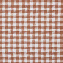 Atmosphera Tafelkleed geruit 150x250cm - The Floral Collection - Terracotta