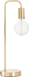 Atmosphera Tafellamp/bureaulampje Design Light - metallic goud - H46 cm - Leeslamp