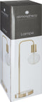 Atmosphera Tafellamp/bureaulampje Design Light - metallic goud - H46 cm - Leeslamp