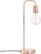 Atmosphera Tafellamp/bureaulampje Design Light - metallic koper - H46 cm - Leeslamp
