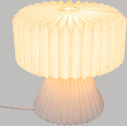 Atmosphera Tafellamp Edda Ø29xH32cm - E14 niet inbegrepen - Wit