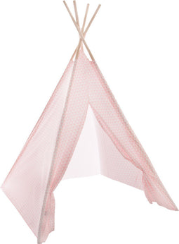 Atmosphera Tipi speeltent voor kinderen - 120 x 120 x 160 cm - roze - wigwam