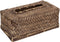 Atmosphera Tissuedoos/ zakdoek doos bamboe - 23 x 12 x 9 cm