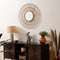 Atmosphera Touwspiegel - Ø75cm - Spiegel Ø29cm - Beige