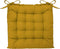 Atmosphera Tuintoelkussen - oker geel - katoen - 38 x 6 cm - zitkussen