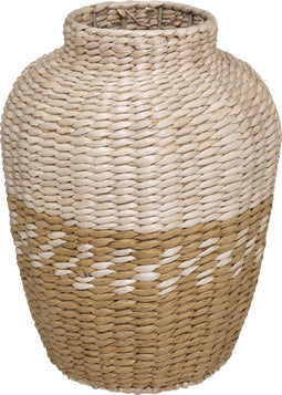 Atmosphera Vaas Carmen naturel oker - D24 x H32 cm