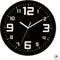 Atmosphera Wandklok - Zwart - Dia 30 cm - Stil uurwerk - Kunststof