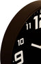 Atmosphera Wandklok - Zwart - Dia 30 cm - Stil uurwerk - Kunststof