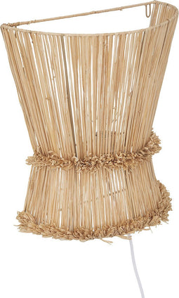 Atmosphera Wandlamp Loa Ø30cm - Raffia - Naturel