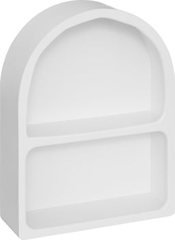 Atmosphera Wandplank Rivi - 35x12x45cm - Wit