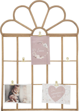 Atmosphera wandrek fotohouder Rotan plus accessoires - 40 x 57 CM