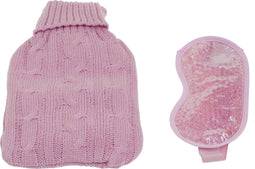 Atmosphera Warmwaterkruik plus oogmasker - kruik - wollen kruik