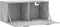 vidaXL - Wandkast - 80x36,5x35 - cm - bewerkt - hout - betongrijs