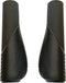 Atom Handvatten zwart, anatomisch. Lengte: 130/130mm. per stel