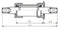 Atom Trapas Met Spie 948-22-c 138 X 16 Mm Zilver