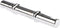 Atom Trapas Met Spie 948-22-c 138 X 16 Mm Zilver
