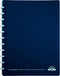 Atoma Eco schrift, ft A4 +, 120 bladzijden, gelijnd, met 6 tabbladen en 5 showtassen, assorti