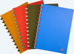 Atoma Nature schrift, ft A4, 144 bladzijden, geruit 5 mm, geassorteerde kleuren