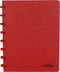Atoma schrift, ft A5, 144 bladzijden, geruit 5 mm, rood