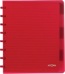 Atoma schrift gelijnd -18x21cm (A5+) - 90 g/m2 - 120 bladzijden (60 vel) - 6 tabbladen