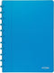 Atoma Trendy schrift, ft A4, 144 bladzijden, commercieel geruit, transparant turkoois