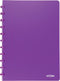 Atoma Trendy schrift, ft A4, 144 bladzijden, commercieel geruit, transparant paars