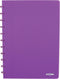 Atoma Trendy schrift, ft A4, 144 bladzijden, gelijnd, transparant paars