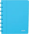 Atoma - Trendy schrift | ft A5 | 144 bladzijden | gelijnd | transparant turkoois