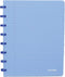 Atoma Trendy schrift, ft A5, 144 bladzijden, gelijnd, transparant blauw 10 stuks