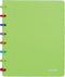 Atoma Tutti Frutti schrift, ft A5, 144 bladzijden, commercieel geruit, transparant groen