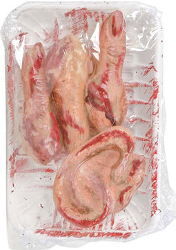 ATOSA - Bakje met menselijke lichaams delen voorHalloween - Decoratie > Dienbladen en schalen