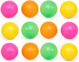 Atosa Ballenbak ballen - 40x - neon kleuren - 6 cm - Speelgoed - Ballenbakballen in felle kleuren