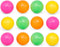 Atosa Ballenbak ballen - 40x - neon kleuren - 6 cm - Speelgoed - Ballenbakballen in felle kleuren