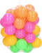 Atosa Ballenbak ballen - 40x - neon kleuren - 6 cm - Speelgoed - Ballenbakballen in felle kleuren