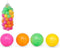 Atosa Ballenbak ballen - 40x - neon kleuren - 6 cm - Speelgoed - Ballenbakballen in felle kleuren