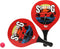 Atosa Beachball set Surfing - hout - rood - strand tennis speelset - kinderen/volwassenen