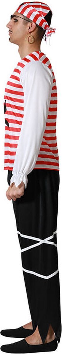 Atosa Boekanierspiraatkostuum Wit XS-S