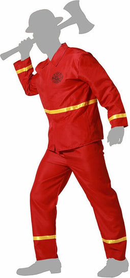 Atosa Brandweerman Op Maat Rood XS-S