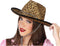 Atosa Carnaval verkleed Cowboy hoed Leopard - lichtbruin - volwassenen - Luipaard print