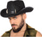 Atosa Carnaval verkleed Cowboy hoed Nevada - zwart - volwassenen - Western thema